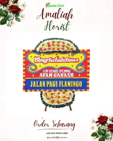 Sewa Papan Bunga Baki
